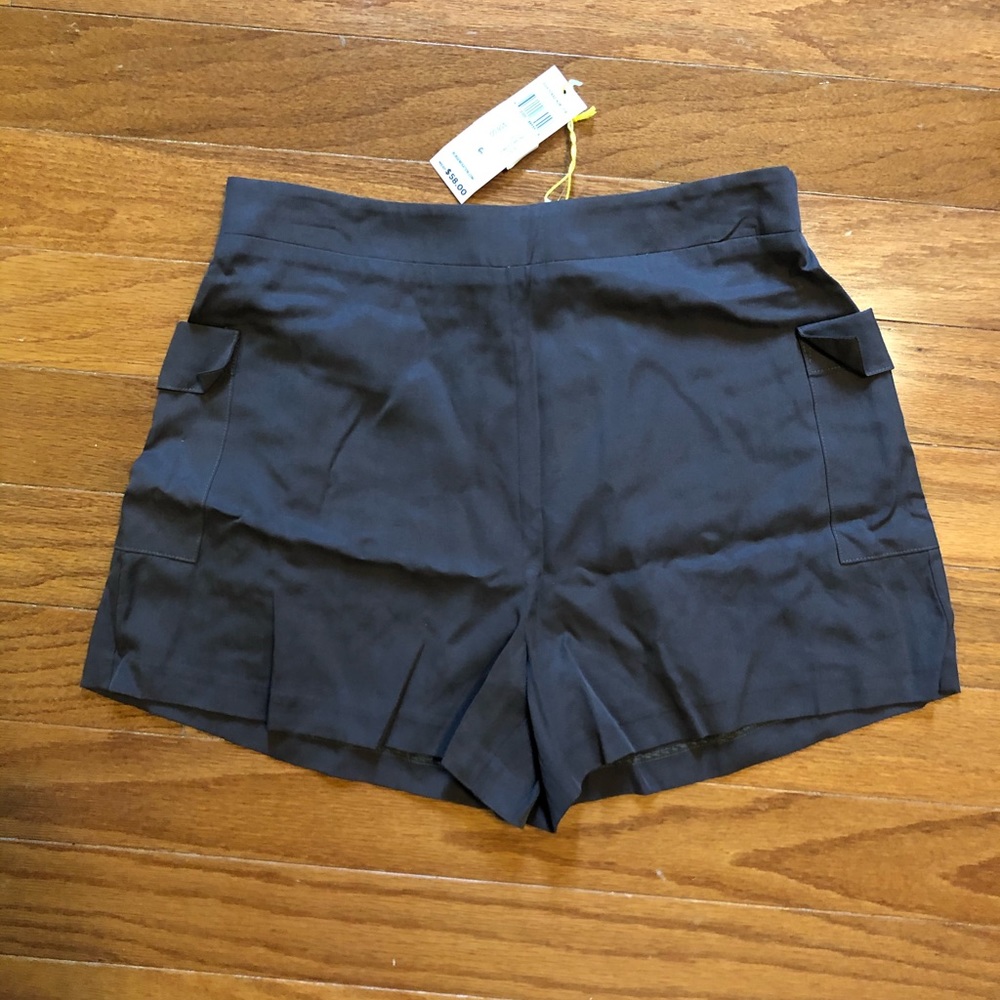 Olive light flowy shorts